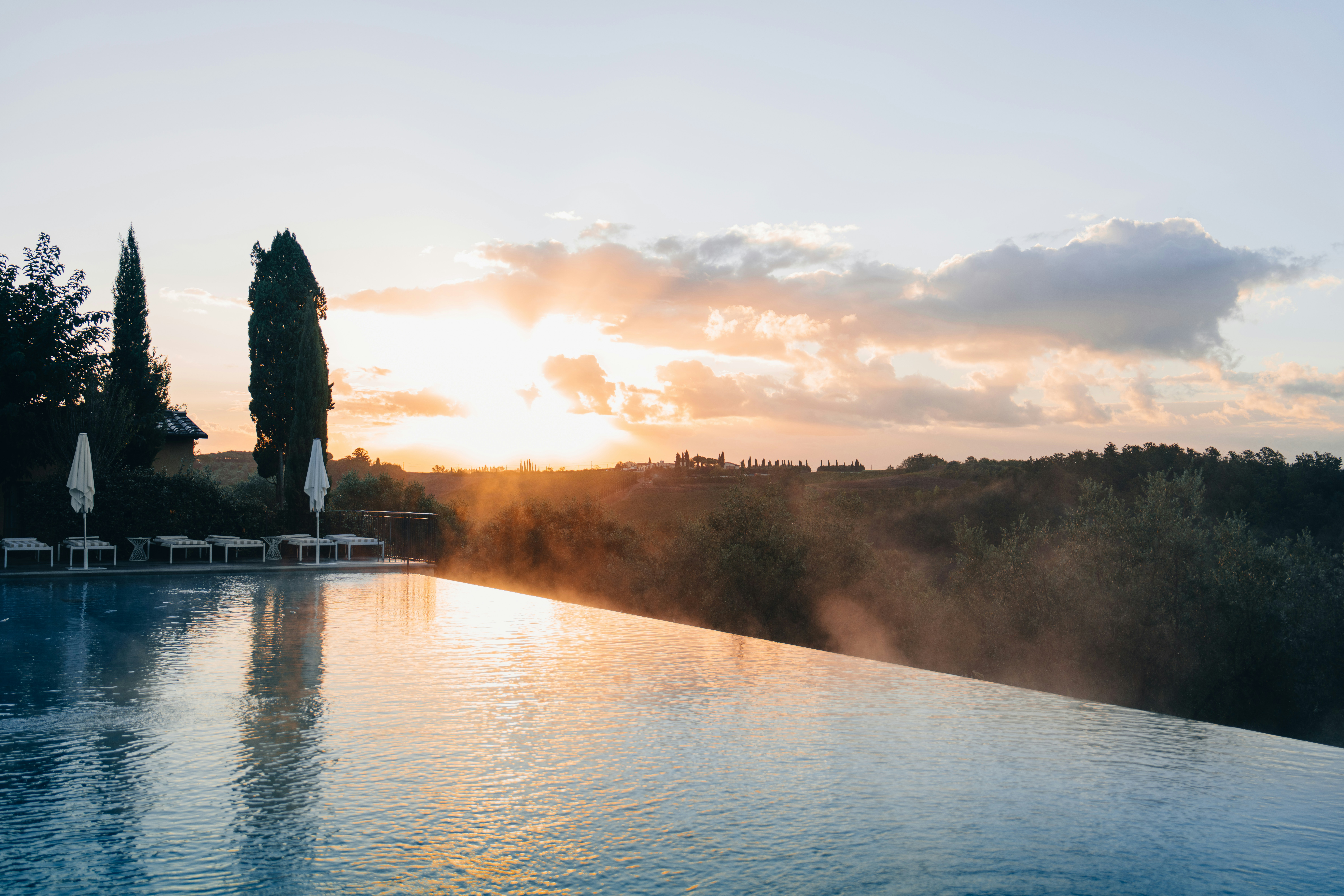 Estate at golden hour — the vision for Le Domaine